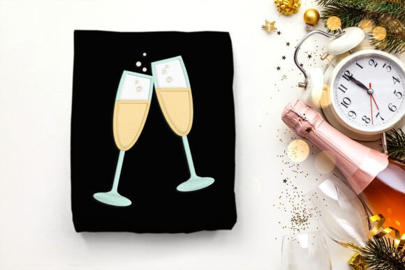 Champagne Toast Applique Embroidery Review