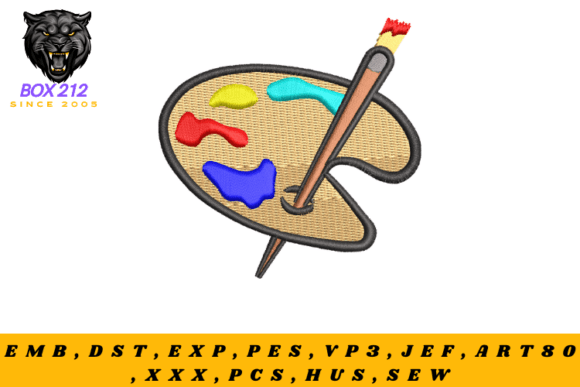 Colorful Palette Embroidery Design Review