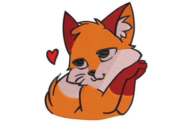 Cute Fox Embroidery Digitizing Review