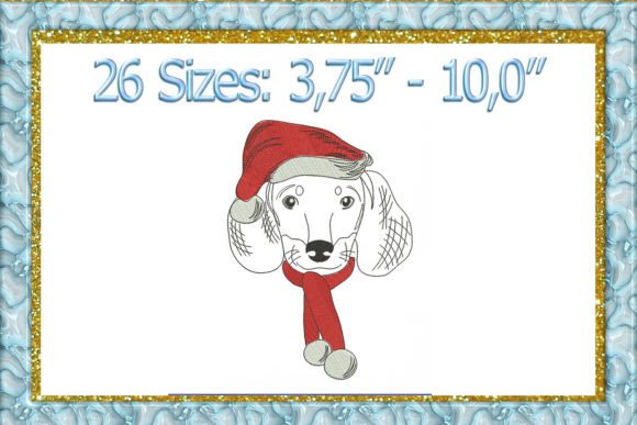 Dachshund Santa Embroidery Design Review