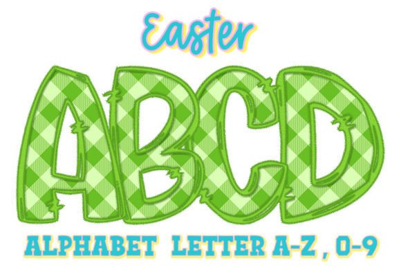 Easter Spring Faux Embroidery Alphabet Review