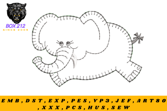 Elephant Digital Embroidery Design Review