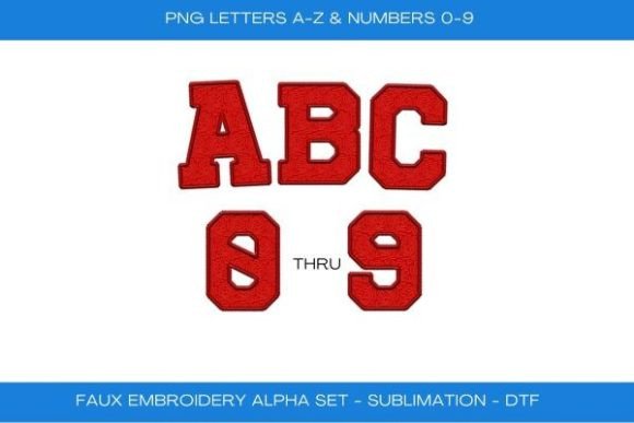 Faux Embroidery Alpha Set Red Lace Review