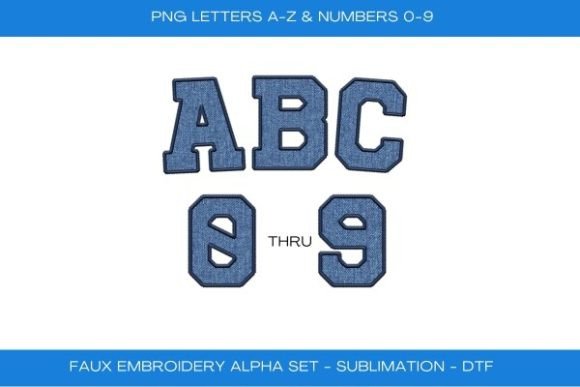 Faux Embroidery Jean Alpha Set Review