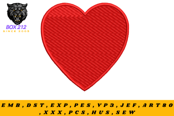 Heart Digital Embroidery Design Review