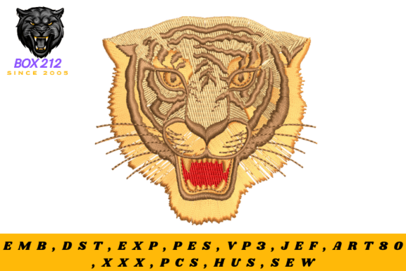 Lion Face Digital Embroidery Design Review