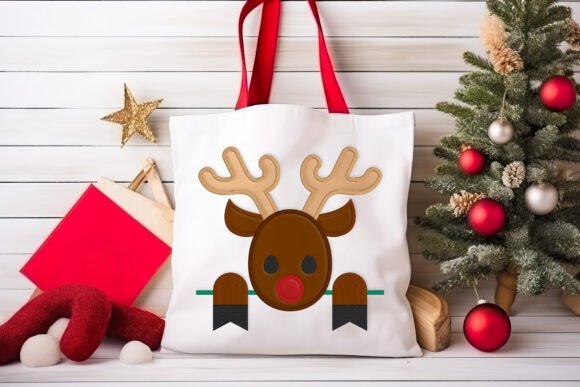 Peeking Reindeer Applique Embroidery Review