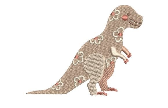 Pink Floral Dinosaur Embroidery Review