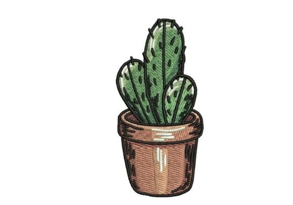 Potted Cactus Embroidery Review