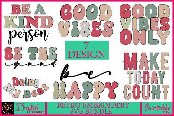 Retro Embroidery SVG Bundle Review