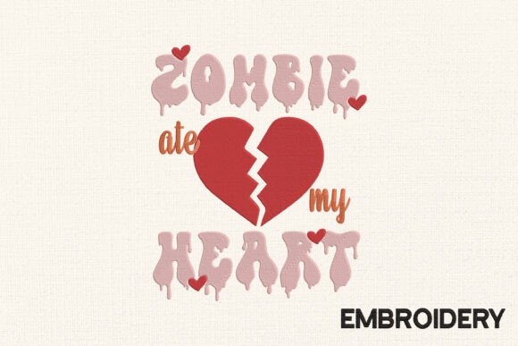 Xombie Ate My Heart Embroidery Design Review